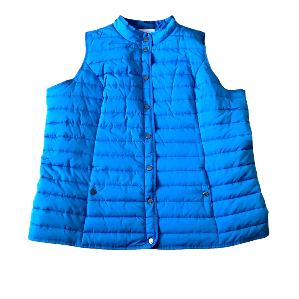 Isaac Mizrahi Quilt Vest With Printed Lining